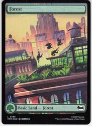 Forest (0195) Foil - Teenage Mutant Ninja Turtles MTG
