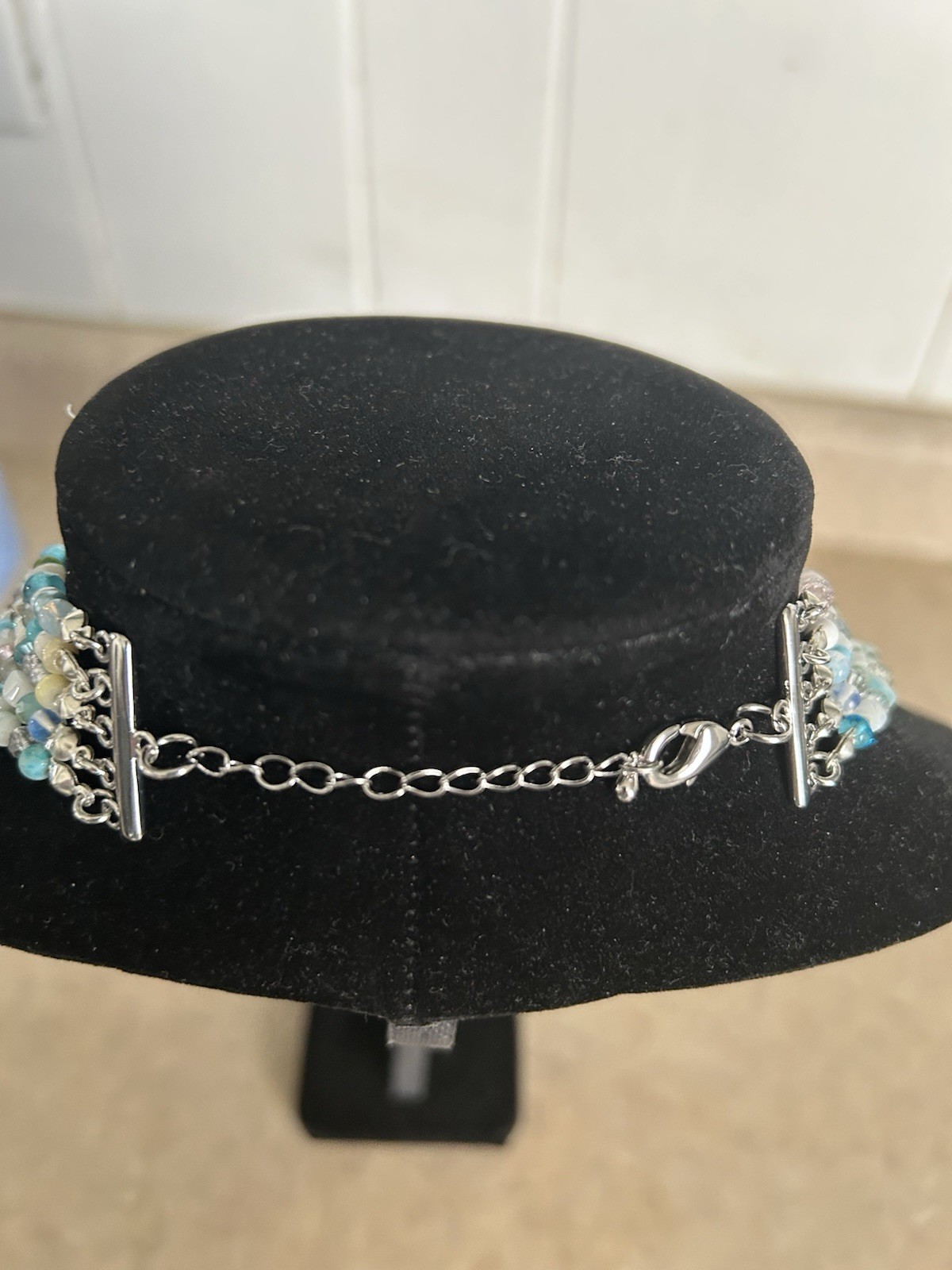 Rainbow Confetti Statement Necklace - image 3