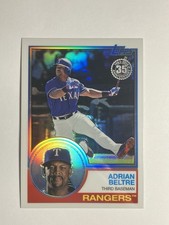 2018 Topps - Silver Pack 1983 Topps Design Chrome Series 2 Adrian Beltre #74