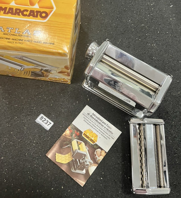 Marcato Atlas Pasta Noodle Maker Machine 150 Italy Williams Sonoma heavy box