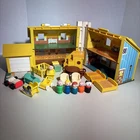 Vintage 1969 Fisher Price Little People Yellow Play Family House Accessories