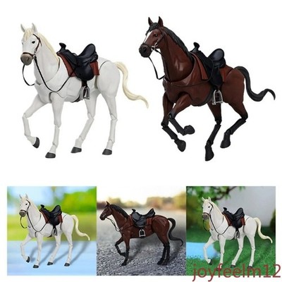 Multi-Jointed Horse Mini Size 1/12 Figurine Ferrite Action Figure Model Gift Toy