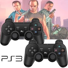1-2Pack-BLACK Wireless Bluetooth Video Controller For PS3 Playstation 3 Gamepad