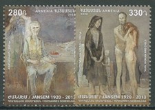 Armenia 2020 Art Painting Jean Jansem 1153/54 MNH