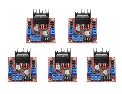 WMYCONGCONG 5 PCS L298N Motor Drive Controller Board Modul Dual H Bridge DC... 