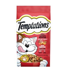 TEMPTATIONS Dry Cat Food, Adult Cats, Block Party BBQ Flavor,  3.15 lb Bag 3.32 per pound