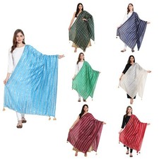 Way2Like Dupatta Barfi Gotta patti Embroidery Stole Hijab Scarf Chunni Stole