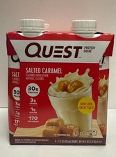 12 pack of Quest Protein Shake Salted Caramel 11 OZ 132 oz total BB:1/26
