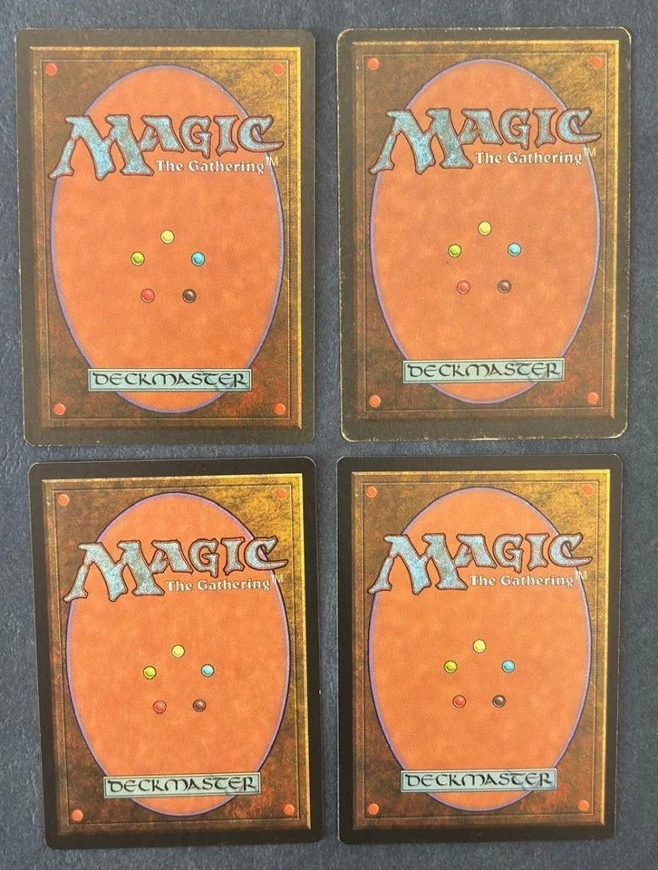 MTG 4X 4TH EDITION BLACK VISE JAPANESE + SPANISH + ENGLISH UNCOMMON ARTIFACT - Image 4 of 4