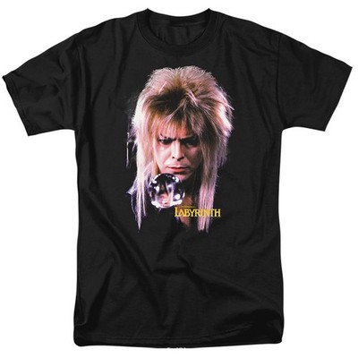 Labyrinth Jareth Goblin King 25 Jahre Magic Disney Lizenz Herren T-Shirt Schwarz