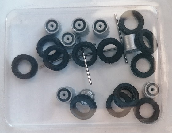 Rietze 70192 - 1/87 MAN Tire Set with Rims - New