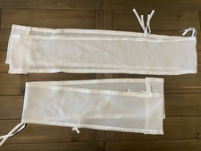 Breathable Baby Mesh Crib Liner for Full Size Crib Cribs White Bumper Nursery