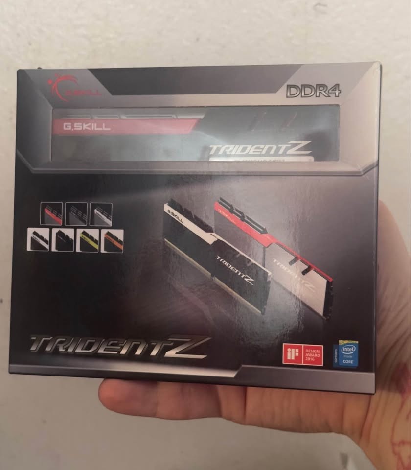 TridentZ G.Skill 32gb 2 x 16 DDR4 F4-3200C14Q-64GTZ Two Sticks Only (Not 64gb)