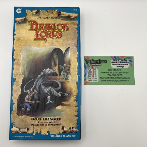 Dragon Lords Iron Dragon Dnd Grenadier Models 2515 1985 Complete - Picture 24 of 24