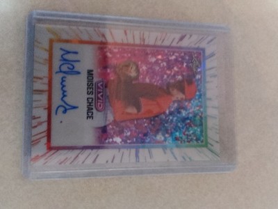 2025 Leaf Vivid - Moises Chace #84 White Crystals /1 (RC)