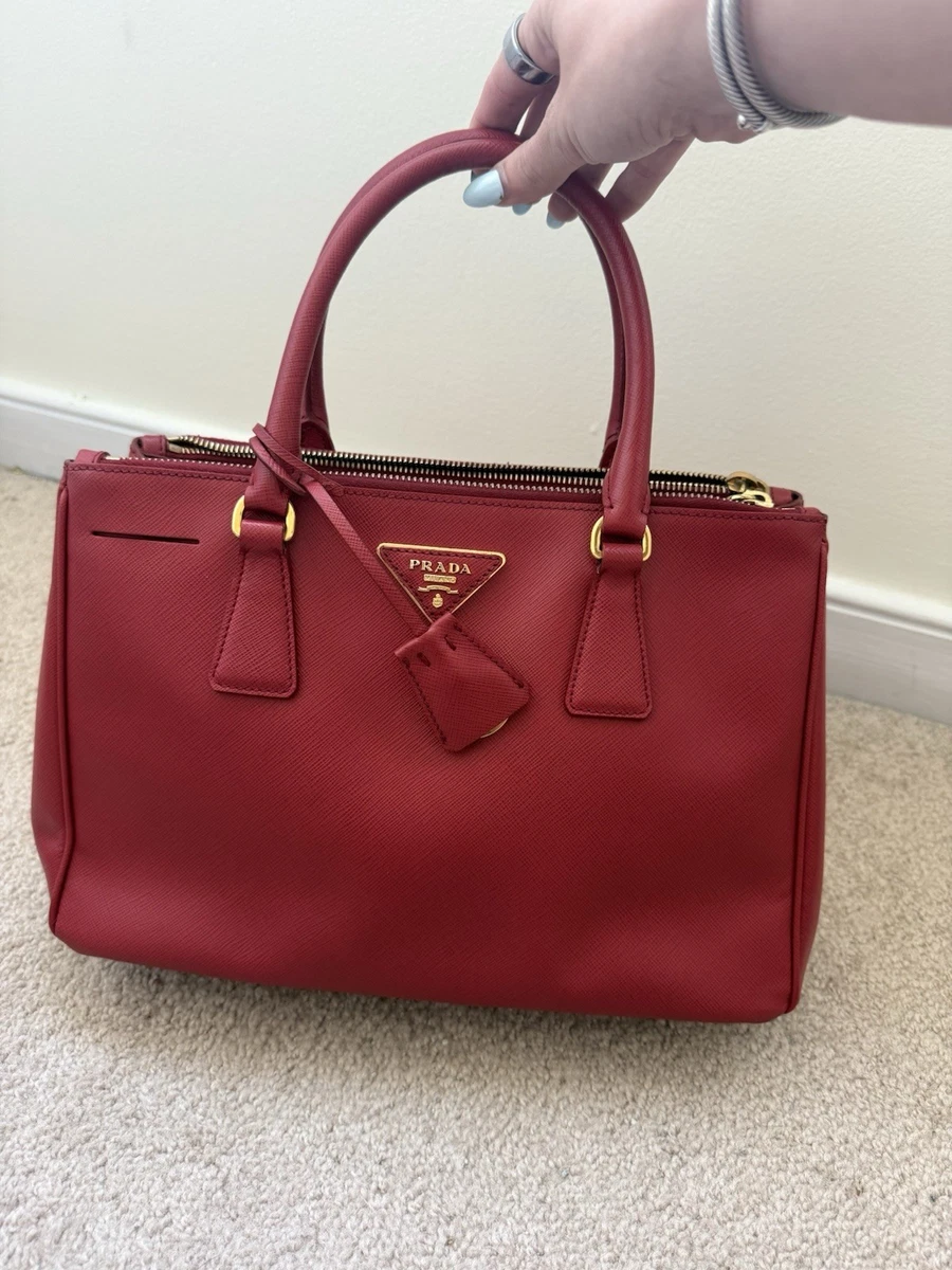 PRADA Satchel/Top Handle Bag Red Bags & Handbags for Women for