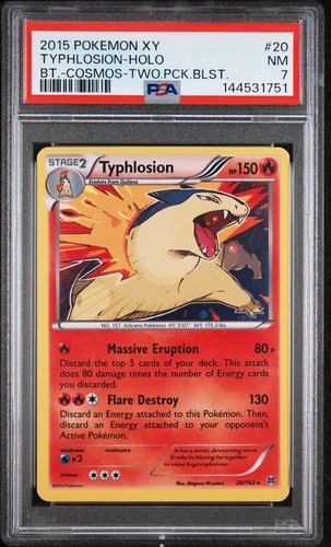 Typhlosion graded PSA 7 for sale on eBay