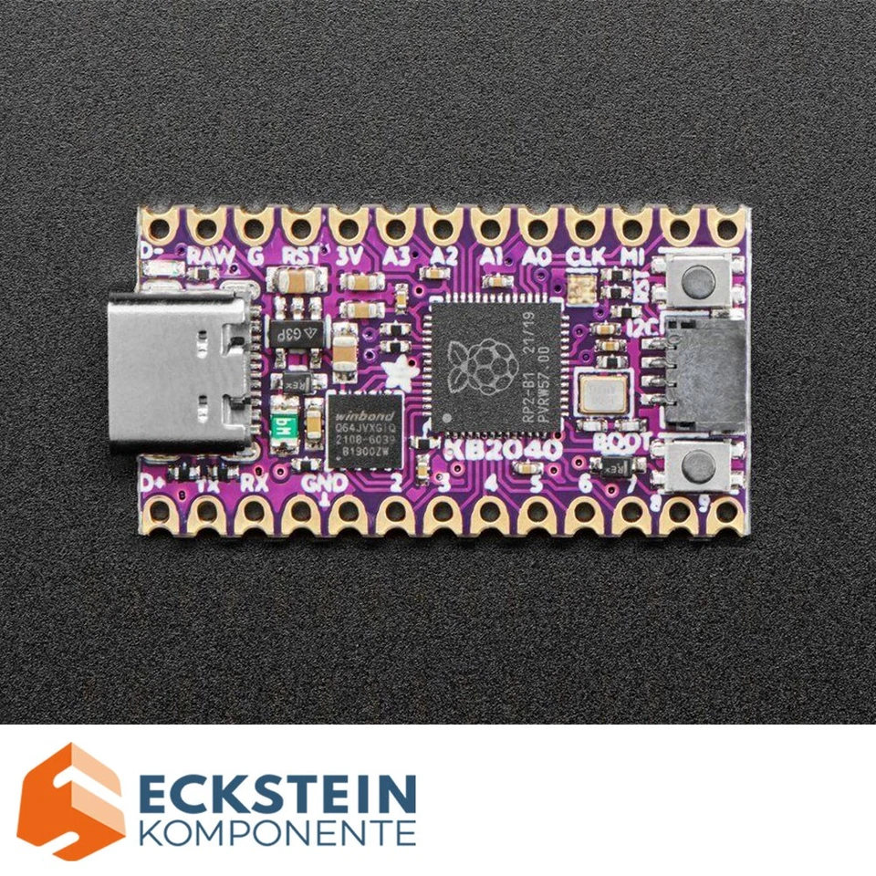 Adafruit KB2040 with RP2040 Arduino Pro Micro-Shaped Board Qwiic / STEMMA QT I2C