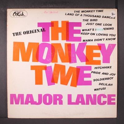MAJOR LANCE: the monkey time OKEH 12'' LP 33 RPM