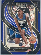 2023-24 Panini Select Rob Dillingham Timberwolves RC #187 Concourse