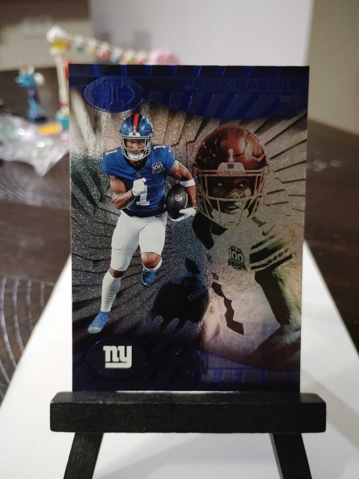 2024 Panini Illusions - Malik Nabers #66 Trophy Collection Dots (RC)