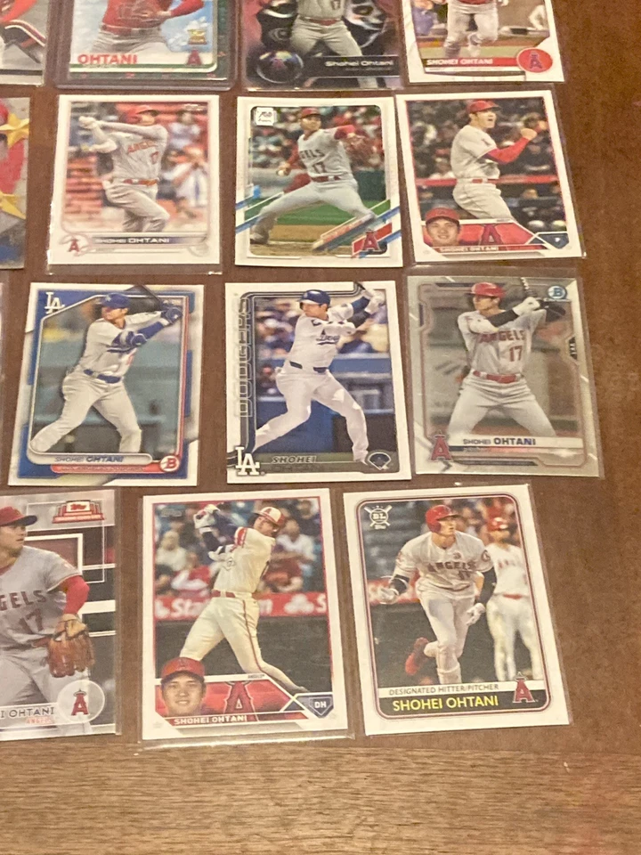 Lote de 15 cartas Shohei Ohtani Topps Bowman Chrome Finest Rookie Cup RC 2019-2025 - Imagem 2 de 4