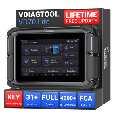 2026 VDIAGTOOL VD70Lite Profi KFZ Diagnosegerät Auto OBD2 Scanner Key Programmer
