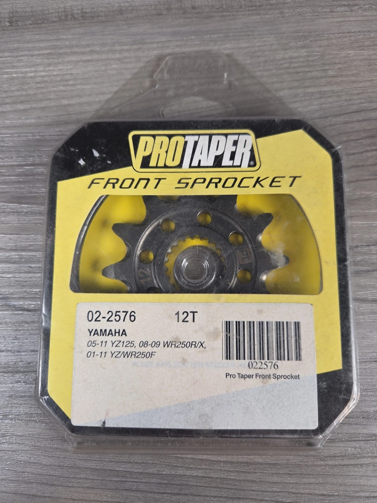 Pro Taper 02‑2576 Front Sprocket 12T New Fits 05‑11 YZ125 08‑09 WR250R/X