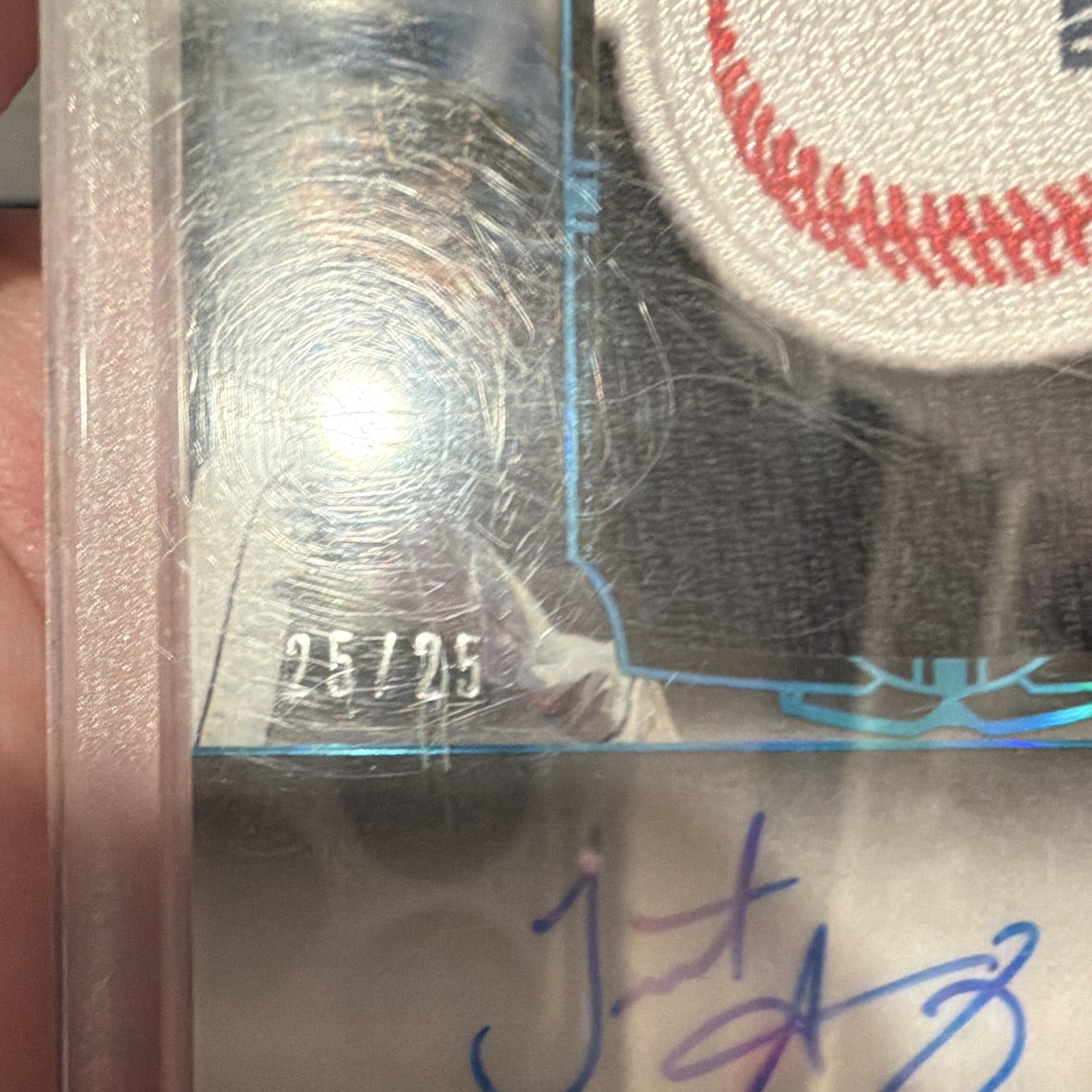 Panini 2021 National Treasures Triston McKenzie Auto Patch Cleveland #194 25/25 view 3