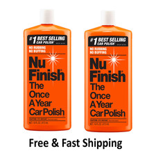 Nu Finish The Once A Year Car Polish, 16 oz. bottle ( 2 Pack)