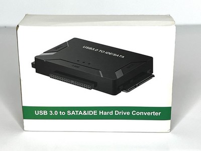 USB 3.0 to IDE & SATA External Hard Drive Reader 2.5'' 3.5'' HDD SSD Power adapter
