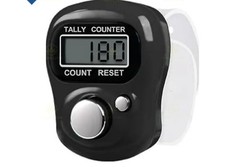 Digital Finger Counter Ring LCD Electronic Tally Clicker for Prayer Tasbeeh Knit