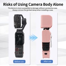 Full-Coverage Silicone Shock-Resistant Camera Case for Insta360 Luna Ultra