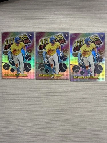 2026 Topps Series One Roman Anthony Rookie Card Insert Titans Of The Game