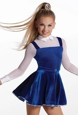 Dance Pre-Owned Costume XL Adult Blue Weissman 17712 Jazz Tap Clogging Musical