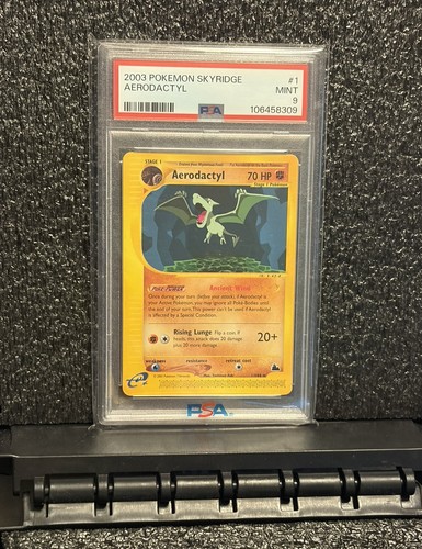 Aerodactyl graded PSA 9 for sale on eBay