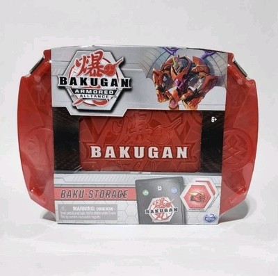 Bakugan Baku-Storage Case Armored Alliance Red/Black Dragonoid Tretorous NEW