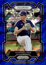 2024 Panini Prizm Sean Sullivan #288 Blue Ice Prizms Colorado Rockies 23E
