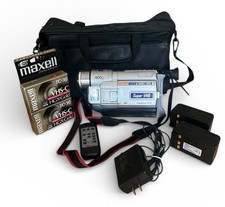 JVC GR-SXM930U Super VHS SVHS Camcorder VCR Player Video Remote Charger Bundle