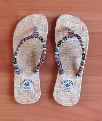 Tie Dye Hemp Flip Flop