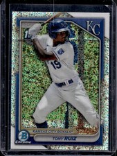 Tony Ruiz 2024 Bowman Chrome #BCP-80 Speckle Refractor /299