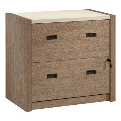 Sauder Dixon City Engineered Wood Lateral File in Brushed Oak Finish