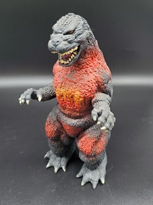 Burning Godzilla 1995 8'' Bandai Rubber Walking Figure & Real Action Motion