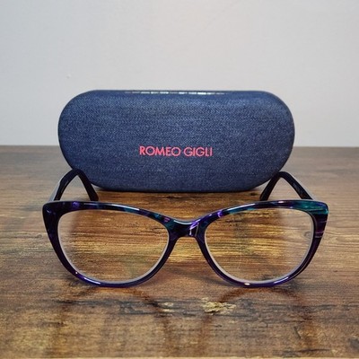 Romeo Gigli Eyewear RG77037 Glasses Frame 54 16 142   Made in Italy Frames Only