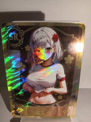 NOELLE GENSHIN IMPACT SR Holographic Custom Art Goddess Story Anime Card