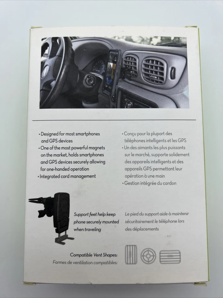 Soporte de ventilación Bracketron MagnetXT - para teléfono inteligente y GPS - Montaje magnético Foto 2 de 4