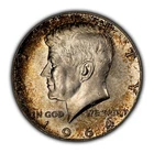 1964 50c Kennedy Half Dollar - Pattern Toning - BU - SKU-H3337
