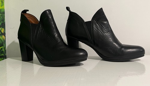 HISPANITAS Women’s Ankle Boots Leather Size 39 Black - Picture 6 of 6