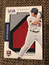 BLAKE RUTHERFORD White Sox 2015 Panini USA Baseball Game Used Jumbo PATCH 3/25