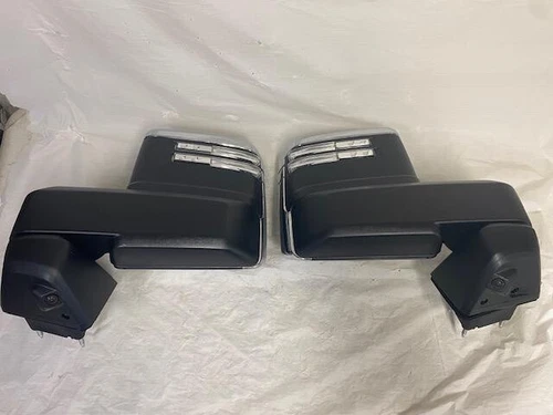 Set of OEM 2020-2023 Chevy Silverado  1500 Chrome Mirror Camera Blind